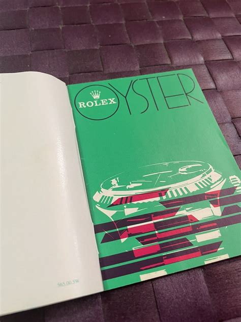 Genuine Vintage Rolex Translation Booklet 